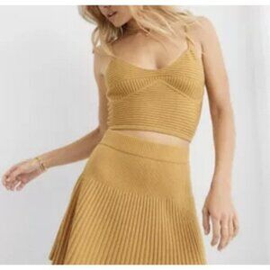 Aerie Take Charge Ribbed Corset Tank Womens Size Large